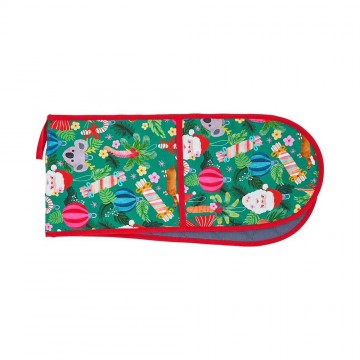 Double Oven Mitt | Deck The Palms | Cotton Double Oven Mitt | Deck The Palms | Cotton